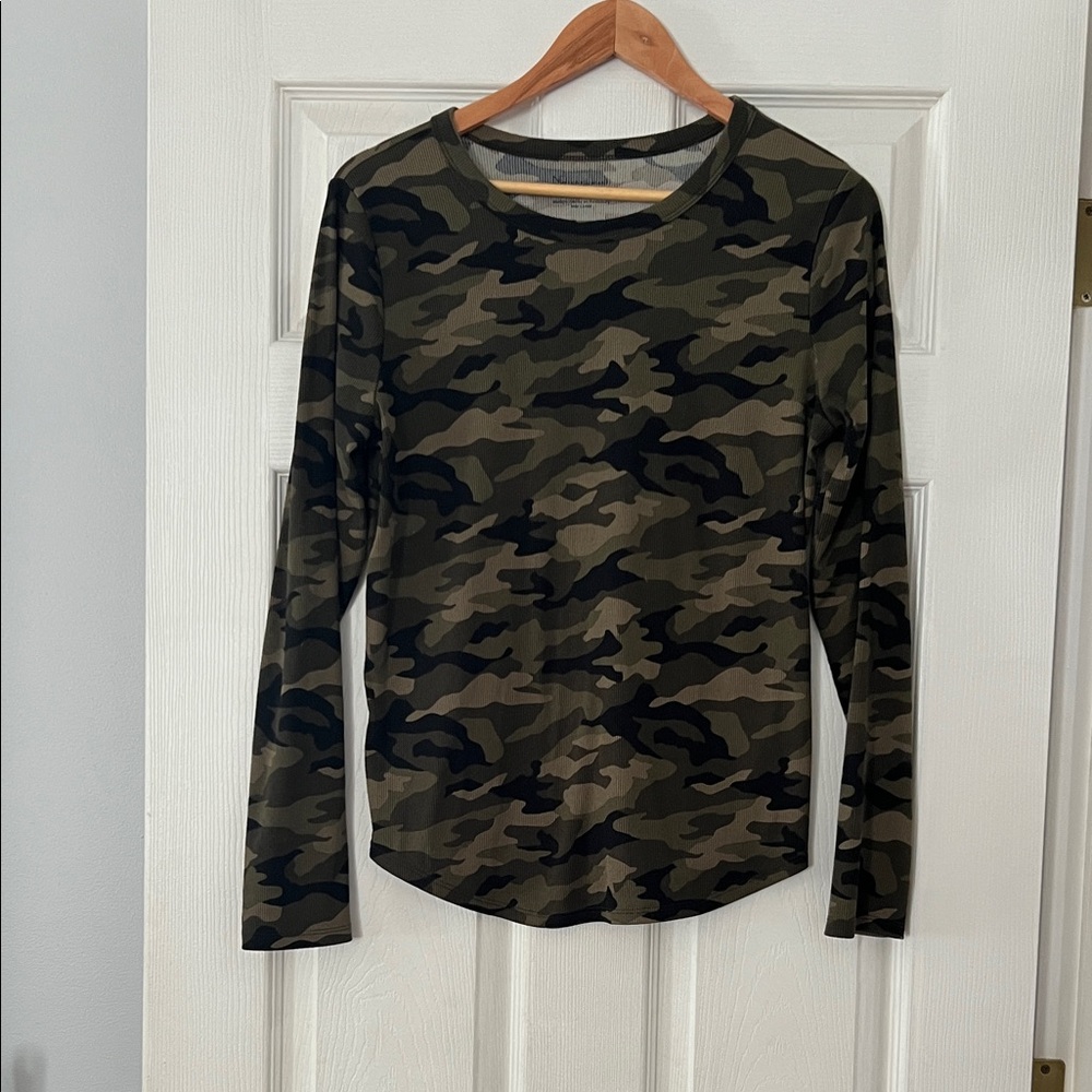 No Boundaries Camouflage Long Sleeve Tee